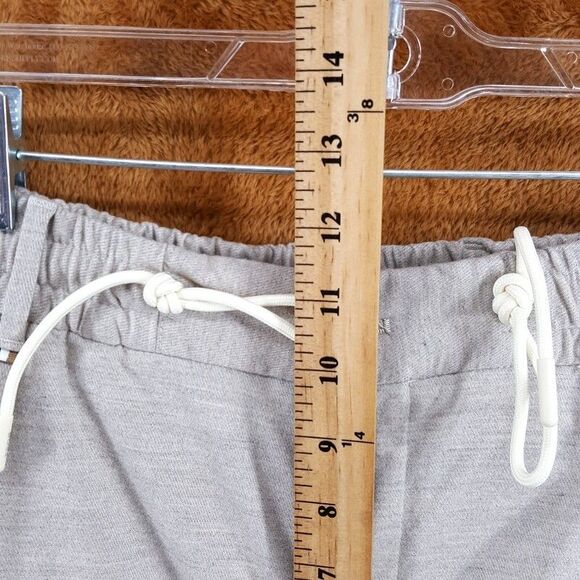 HUGO BOSS Pants Mens Size 30 Tan Tapered Drawstring Zip Elastic Waist PERIN $198 - Picture 10 of 12
